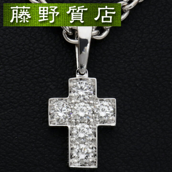 楽天市場】【送料無料】【美品】カルティエ CARTIER クロス ネックレス 
