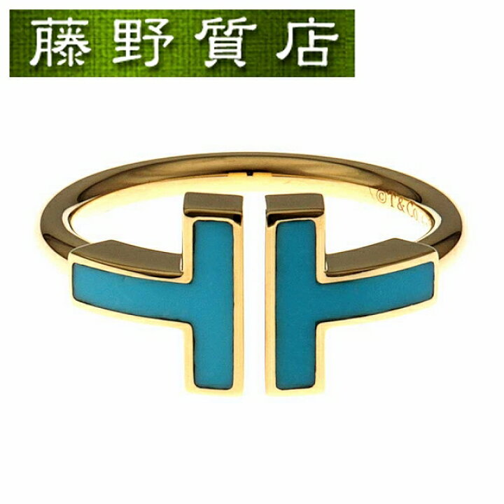 Tiffany Tワイヤーリング ゴールド K18 9.5号 