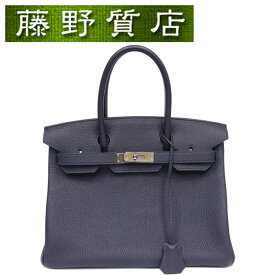 【美品】エルメス HERMES バーキン30 BIRKIN トゴ 黒 ブルーニュイ シルバー金具 C刻印 2018年 8027