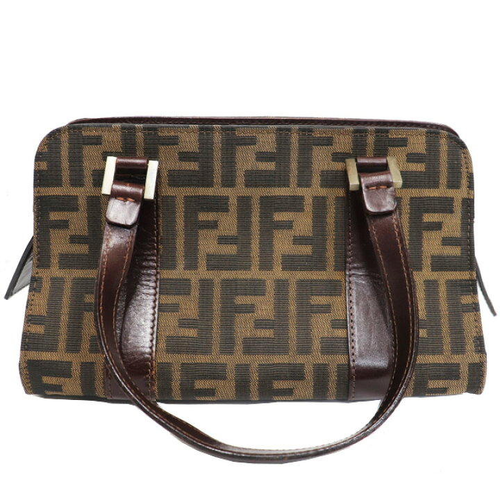 楽天市場】フェンディ FENDI ズッカ柄 ミニハンドバッグ キャンバス 