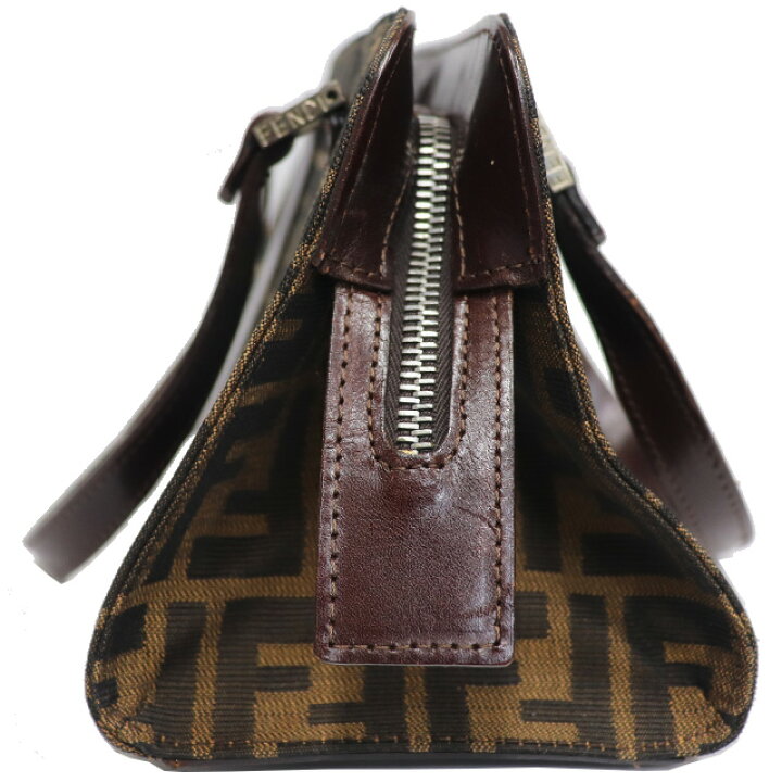 楽天市場】フェンディ FENDI ズッカ柄 ミニハンドバッグ キャンバス 