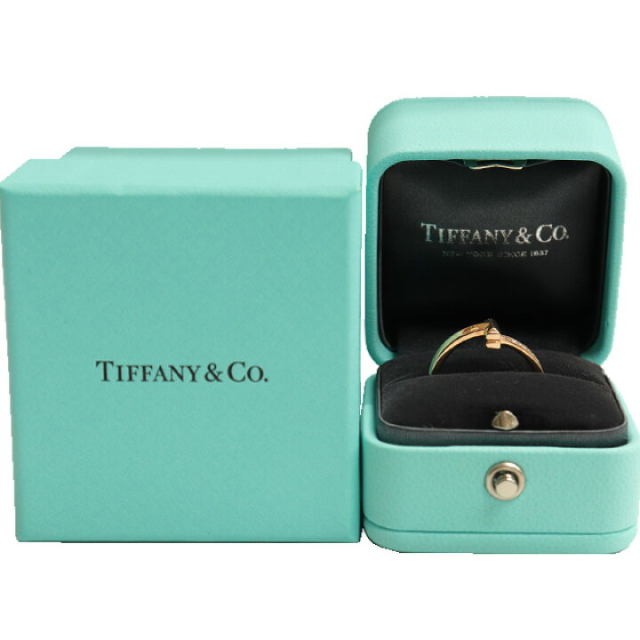 楽天市場】(美品) ティファニー TIFFANY Tワン ダイヤ リング 約14号弱  