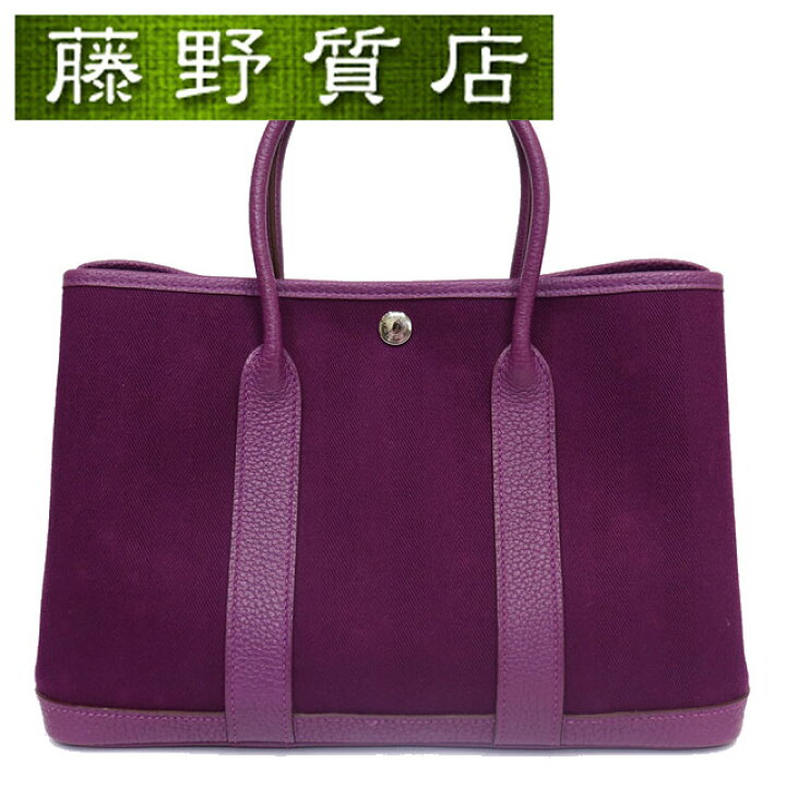 楽天市場】（美品）エルメス HERMES ガーデンパーティ TPM 30C トワル 