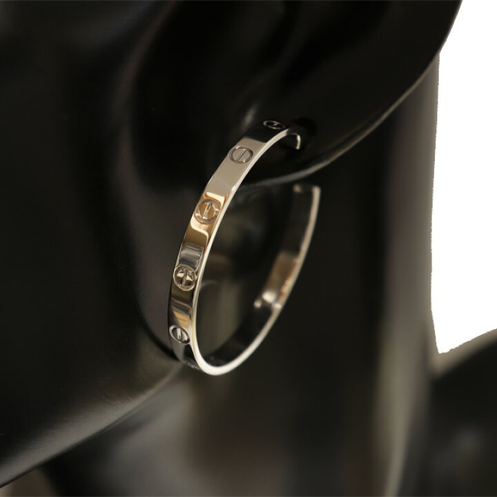 楽天市場】（新品仕上げ済）カルティエ CARTIER ラブ ピアス LOVE K18 