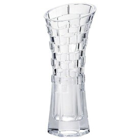 フジベース FB-1216 テクスチャーベース(L) 花びん ガラス製 容器 透明 花器 おしゃれ フラワーベース 花瓶 幅約11.5cm×高さ約29cm