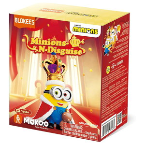 �_���Ԍ��� �|�C���g5�{�^�y���i�zBLOKEES �v�����f�� �t�B�M���A Blokees�i�u���L�[�Y�j �~�j�I���Y Mokoo�V���[�Y 01 �~�j�I���Y�E�C���E�f�B�X�K�C�Y�iMinions N Disguise�j75600�@6����Z�b�g