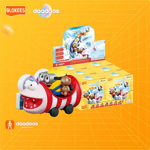 �_���Ԍ��� �|�C���g5�{�^�y���i�zBLOKEES �v�����f�� �t�B�M���A Blokees �~�j�I���Ydaadoos�@�l�X�g�E�V���[�Y 01 ���[���[�E�h�[���u���E�R�[�X�^�[ 75891 6����Z�b�g
