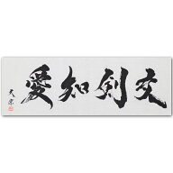 その他(剣道用品) 剣道手拭 面手拭 天宗書「交剣知愛」 剣道具