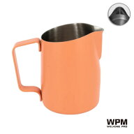 WPM ミルクピッチャー ワイドスパウト 450mL ピーチ HC7122PF ラテアート ミルクジャグ フォームピッチャ…