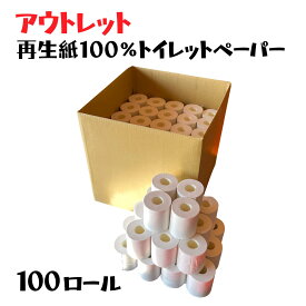 【アウトレット】再生紙100％トイレットペーパー　◎まとめ買い　◎訳あり　◎備蓄　◎シングル・ダブル選択できません　◎富士山紙販売限定