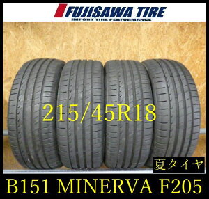 �yB151�zG������������2024�N���� ��8���R��MINERVA F205��215/45R18��4�{ B151-26