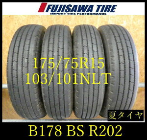 �yB178�zE������������2025�N���� ��8.5���R��BS R202��175/75R15 103/101NLT��4�{ B178-26