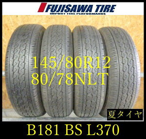 �yB181�zE������������2024�N���� ��8���R��BS K370��145/80R12 80/78NLT��4�{ B181-26