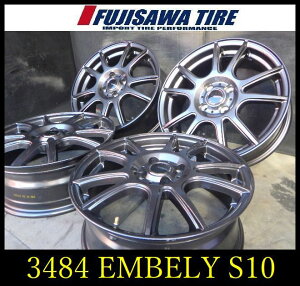 �y3484�zB������������EMBELY S10��16x6.0J 4�� PCD100 +45��4�{ 3484