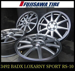 �y3492�zB������������BADX LOXARNY SPORT RS-10��17x7.0J 5�� PCD100 +48��4�{ 3492