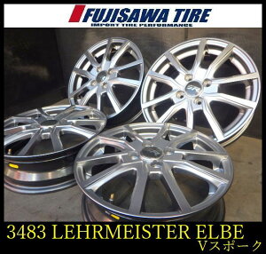 �y3483�zB������������LEHRMEISTER ELBE V�X�|�[�N��15x4.5J 4�� PCD100 +45��4�{ 3483
