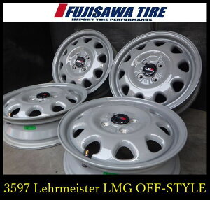 �y3597�zB������������Lehrmeister LMG OFF-STYLE��15x4.5J 4�� PCD100 +45��4�{ 3597