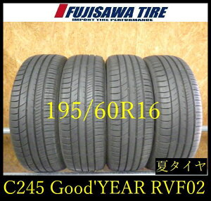 �yC245�zG������������2024�N���� ��8���R��Good'YEAR EfficientGrip RVF02��195/60R16��4�{ C245-26