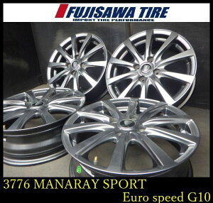 �y3776�zB������������MANARAY SPORT Euro speed G10��15x5.0J 4�� PCD100 +39��4�{ 3776