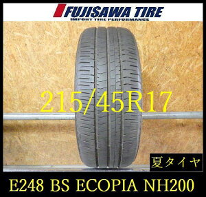 �yE248�zD������������2024�N���� ��7.5���R��BS ECOPIA NH200C��215/45R17��1�{ E248-26