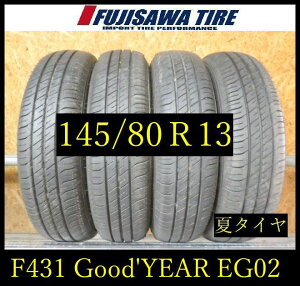 �yF431�zE������������2025�N���� ��8.5���R��Good'YEAR EficientGrip ECO EG02��145/80R13��4�{ F431-26