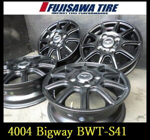 �y4004�zJ������������Bigway BWT-S41 �z�C�[����12x4.0B 4�� PCD100 +45��4�{ 4004-26