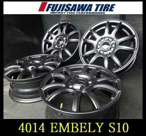 �y4014�zB������������EMBELY S10 �z�C�[����14x5.5J 4�� PCD100 +42��4�{ 4014-26
