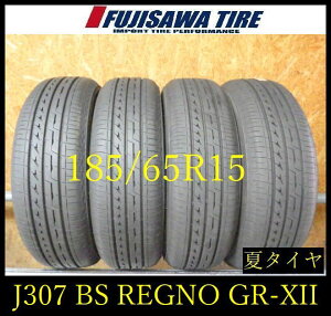 �yJ307�z11E������������2024�N���� ��8���R��BS REGNO GR-XII��185/65R15��4�{ J307-26