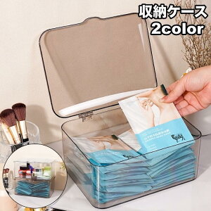 収納ケース 単品 収納ボックス 蓋付き フタ付き 四角形 透明 クリア シンプル 小物 収納 整理 ケース ボックス SHOP DAN
