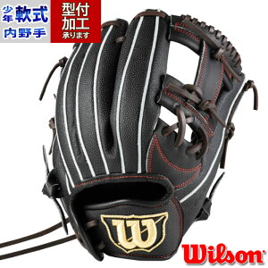 野球 ウィルソン D-MAX DUAL 7J ジュニア軟式グローブ 内野手用 Wilson グラブ グローブ 軟式 右投げ (WBW103120)
