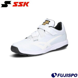 野球 エスエスケイ トレーニングシューズ SSK 野球シューズ トレシュー ベルトタイプ ホワイト×ホワイト (ESF5250VW)