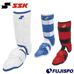 野球 SSK カラーフットガード甲あり(左打者用) エスエスケイ 硬式 野球 プロテクター 大人 打者用 防具 (FG001KRC)