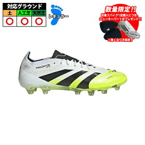 yzAfB_X adidas PREDATOR ELITE HG/AG JP TbJ[ XpCN vf^[ l Cloud White / Core Black / Lucid Lemon (JI1098)