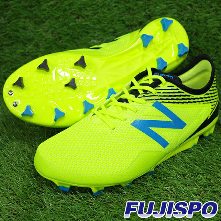 楽天市場 Furon Pro Hg D フューロン プロ ニューバランス Newbalance サッカースパイク ハイライトイエロー モルディブブルー Msfphhm3d フジスポ楽天市場店