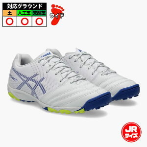 �A�V�b�N�X DS LIGHT JR GS TF asics �T�b�J�[ �t�b�g�T�� �g���[�j���O�V���[�Y �g���V���[ �l�H�� �^�[�t�R�[�g �W���j�A Jr �L�b�Y �q�� White/Asics Blue (1104A053-101)