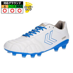 �q�������� ���H���[�g3 TEAM SUPERWIDE hummel �T�b�J�[�X�p�C�N �V���[�Y �y �l�H�� �V�R�� �X�[�p�[���C�h ��l 4E �z���C�g×�u���[ (HAS1247SW2-1060)