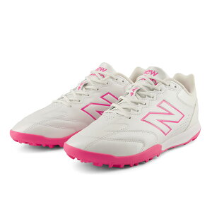 �j���[�o�����X 442 Team TF V3 NewBalance �T�b�J�[ �t�b�g�T�� �g���[�j���O�V���[�Y �g���V���[ �l�H�� �^�[�t ��l ���C�h WHITE/PINK (U43T9PD2E)