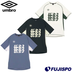 アンブロ THE THIRD by UMBRO フィールテックプラクティスシャツ umbro サッカー フットサル シャツ プラシャツ 半袖 トレーニングウェア 大人 (UF6SHS51M)