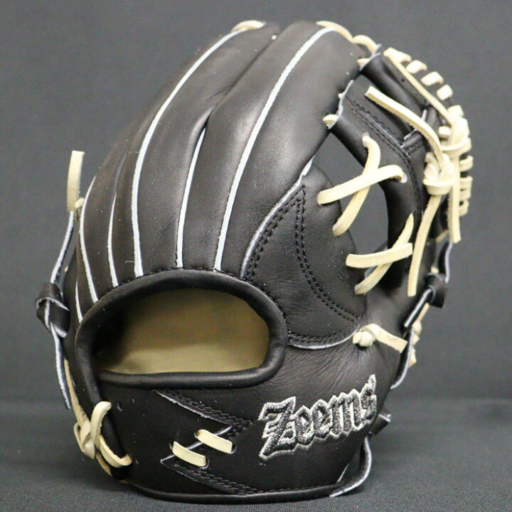 野球 ジームス ジュニア軟式グローブ オールラウンド ジームスロゴ ZEEMS 軟式 グラブ 少年軟式 すぐ使える 湯もみ済み 20CJN6-ZB-BLK-CAM フジスポ店