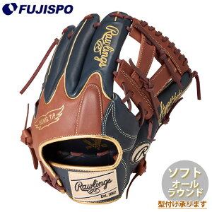 �싅 ���[�����O�X �\�t�g�{�[���p�O���[�u HYPER TECH COLORS �I�[�����E���h Rawlings �\�t�g�{�[�� �O���u �O���[�u �E���� (GS6FHTC565W-N-BR)