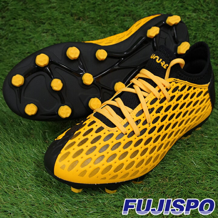 楽天市場 フューチャー 5 4 Hg プーマ Puma サッカースパイク ウルトライエロー プーマブラック 02 年1月 プーマ フジスポ楽天市場店