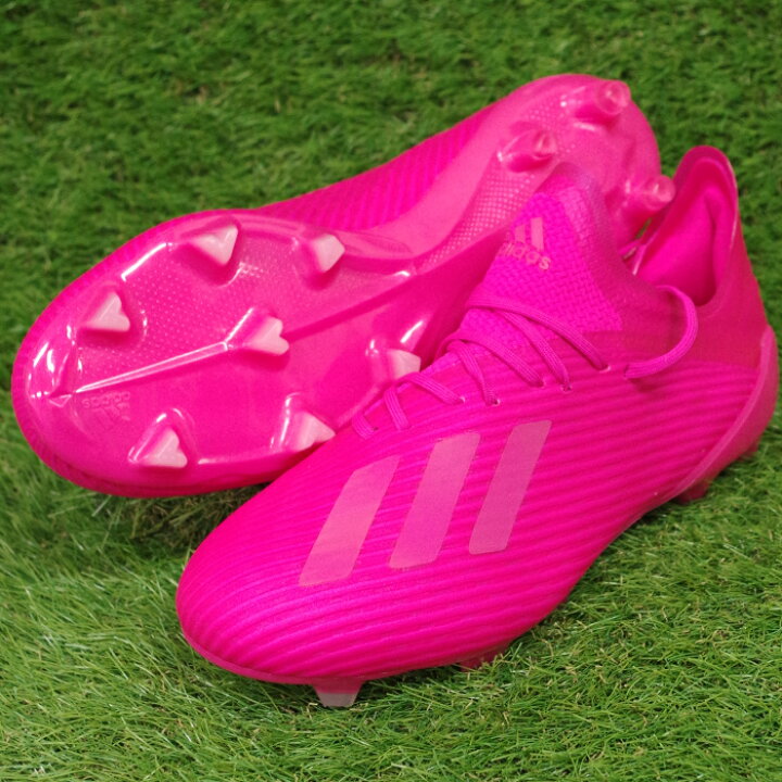 楽天市場 エックス 19 1 Fg アディダス Adidas サッカースパイク ショックピンク ショックピンク ショックピンク Fv3467 年5月アディダス フジスポ楽天市場店