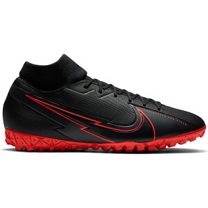 マーキュリアルスーパーフライ7アカデミーTFナイキ(NIKE)トレーニングシューズトレシューブラック×ブラック×ダークスモークグレー×チリレッド(AT7978-060)【2020年8月ナイキ】