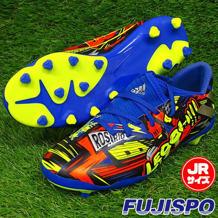 楽天市場 ネメシス メッシ 19 3 Hg Ag J アディダス Adidas ジュニアサッカースパイク チームロイヤルブルー シルバーメタリック ソーラーイエロー Fy3594 年8月アディダス フジスポ楽天市場店