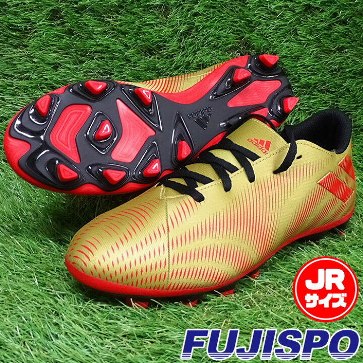楽天市場 アディダス ネメシス メッシ 4 Ai1 J Adidas サッカー フットサル シューズ ジュニア サッカースパイク シューズ 子供用 ゴールドメタリック スカーレット コアブラック Fy0810 フジスポ楽天市場店