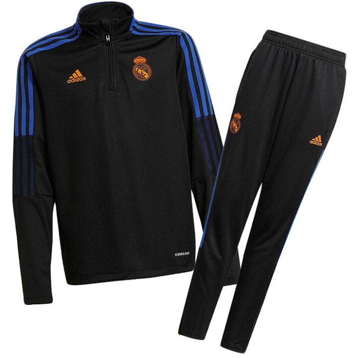 楽天市場 アディダス レアル マドリード トレーニングトップ ｙ トレーニングパンツ ｙ Adidas サッカー フットサル ウェア ジュニア 上下セット 長袖 ジャージ トレーニング ロングパンツ ジャケット Bq479 Bq390 フジスポ楽天市場店