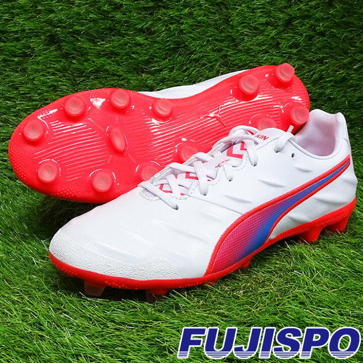 楽天市場 プーマ プーマキング プロ 21 Hg Ag Puma サッカー フットサル シューズ サッカースパイク シューズ メンズ 大人用 天然芝 プーマホワイト サンブレイズ Pu2107 フジスポ楽天市場店