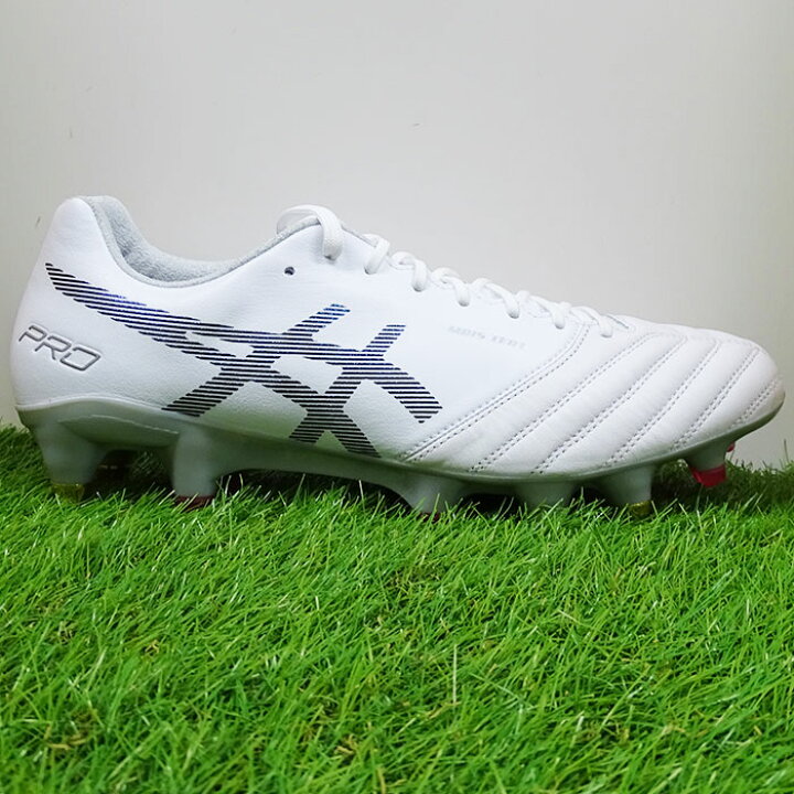 楽天市場 アシックス Dsライト X Fly Pro St Asics サッカー フットサル シューズ 取替式 サッカースパイク 大人 メンズ スタッド 天然芝 Ds Light エックス フライ プロ ホワイト マコブルー 1101a026 103 フジスポ楽天市場店