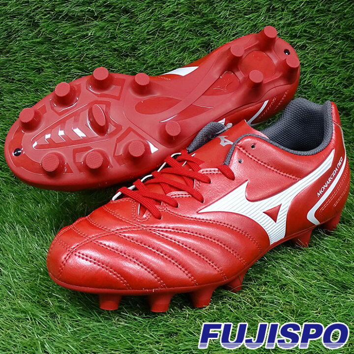 楽天市場 ミズノ モナルシーダ Neo 2 Select Mizuno サッカー フットサル シューズ サッカースパイク 大人 メンズ 天然芝 人工芝 土 ワイド Monarcida ネオ 2 セレクト パッションレッド ホワイト P1ga Mi28 フジスポ楽天市場店