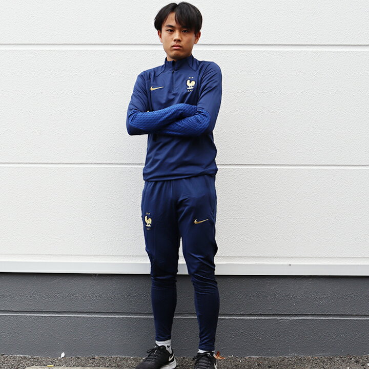楽天市場 ナイキ Fff フランス代表 ストライク L S ドリル トップ K ストライク パンツ Kp セット Nike サッカー フットサル ウェア 大人 メンズ ジャージ シャツ 長袖 トップス ハーフジップ ロングパンツ 上下セット トレーニング 練習 Dh6455 Dh6480